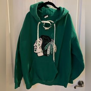 Green blackhawks sweater / hoodie Men’s